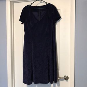 Handmade velvet dress